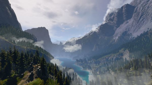 The Witcher 3 Wild Hunt,screen shot,PC gaming,Geralt of Rivia,Kaer Morhen