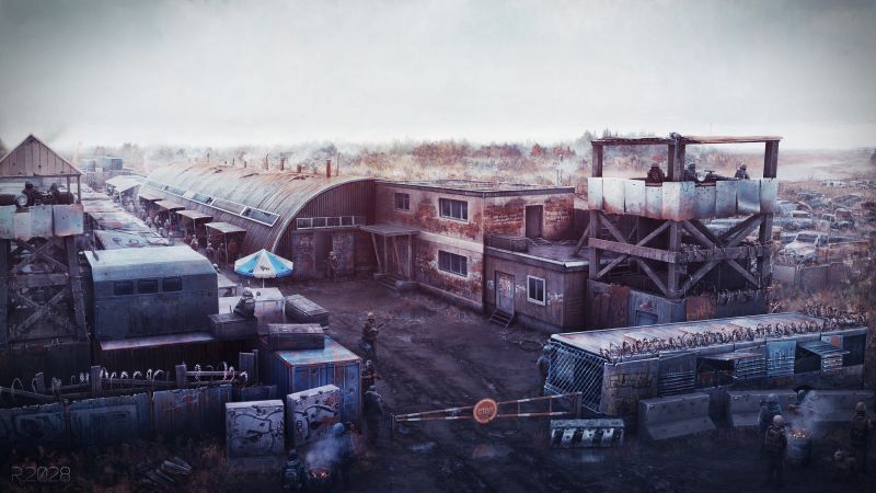apokalyptický, umělecká díla, město, zřícenina, sci-fi, 2300x1294 px apokalyptický, umělecká díla, město, zřícenina, sci-fi, 2300x1294 px