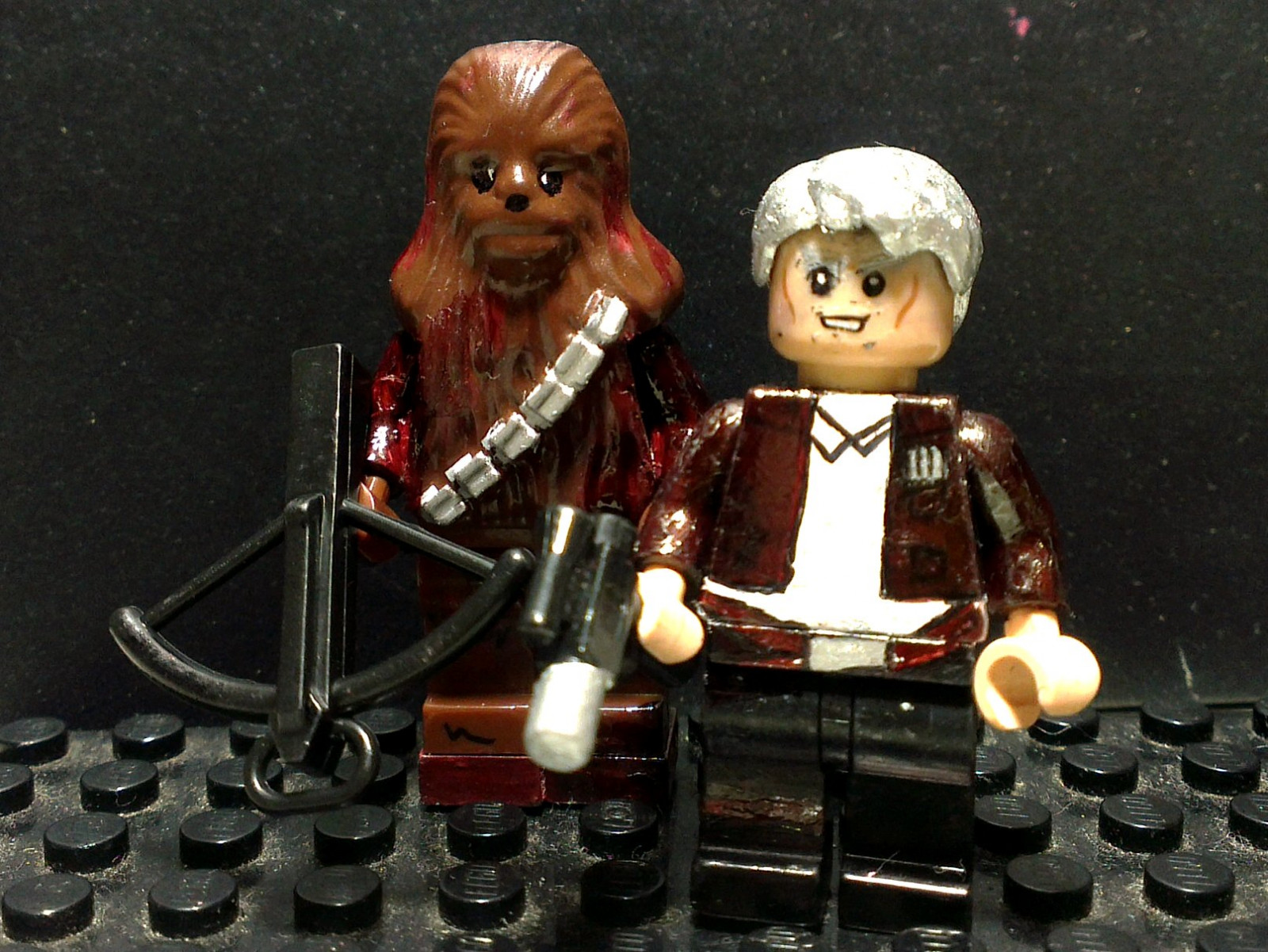 hvězdné války, hansolo, Chewbaca, legocustom, starwarstheforceawakens