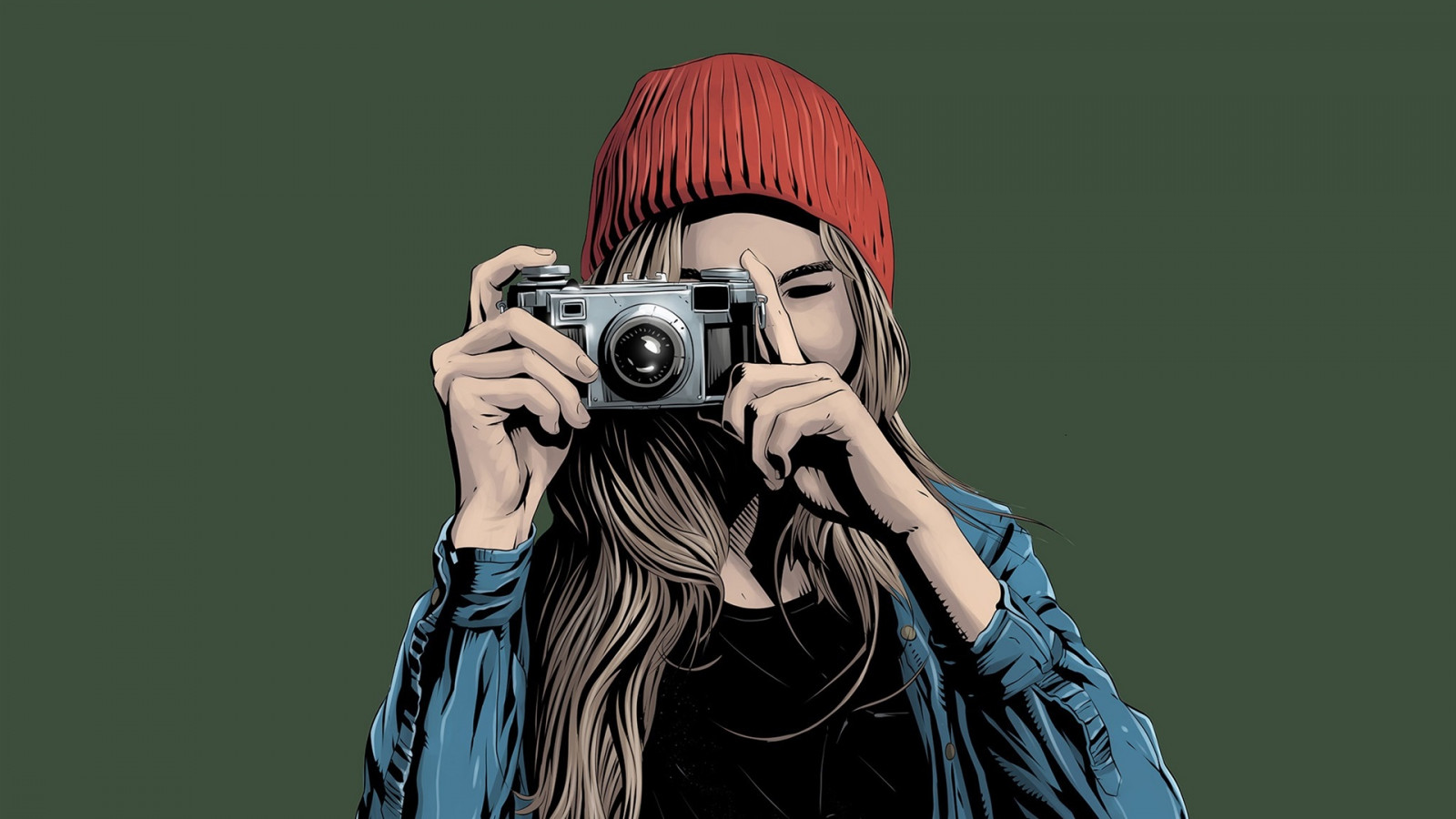Sfondi Donne Macchina Fotografica Fotografo 1920x1080 DRKsp270 