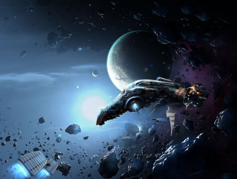 prostor, umělecká díla, Země, sci-fi, kosmická loď, ilustrace prostor, umělecká díla, Země, sci-fi, kosmická loď, ilustrace