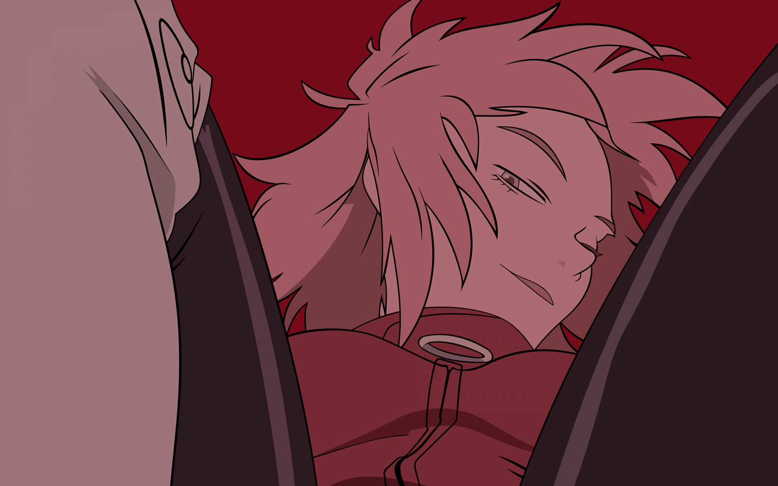 drawing, illustration, cartoon, FLCL, demon, sketch, fictional character