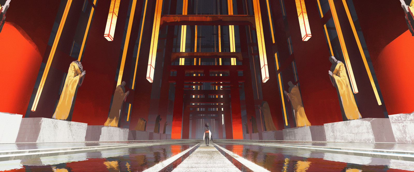 světlo, móda, osvětlení, oranžový, architektura, čára, Červené, mezník, fasáda, město, font, symetrie, metropole, Metropolitní oblast, budova, zábava, pokoj, místnost, UMĚNÍ, událost, panelový dům, hry, automotive Lighting, noc, neon, silnice, tma, grafika, ulice, doprava, ilustrace, lobby, animace, sloupec, smíšené využití, video game software, pc hry, sklenka, fiktivní postava, grafický design, elektronický signage