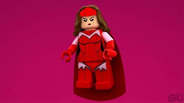 black, Thor, red, LEGO, cinematic, witch