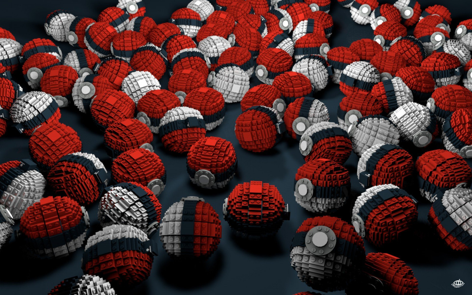 Wallpaper : 1920x1200 px, abstract, balls, games, Legos, poke, pokemon