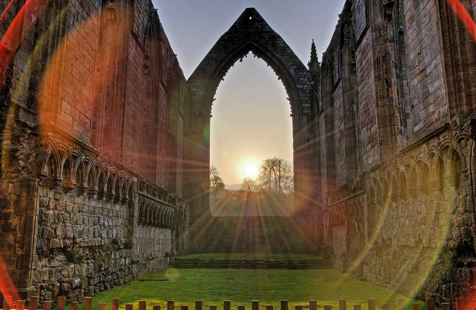 solopgang, Yorkshire, lensflare, HDR, boltonpriory, abigfave, anawesomeshot