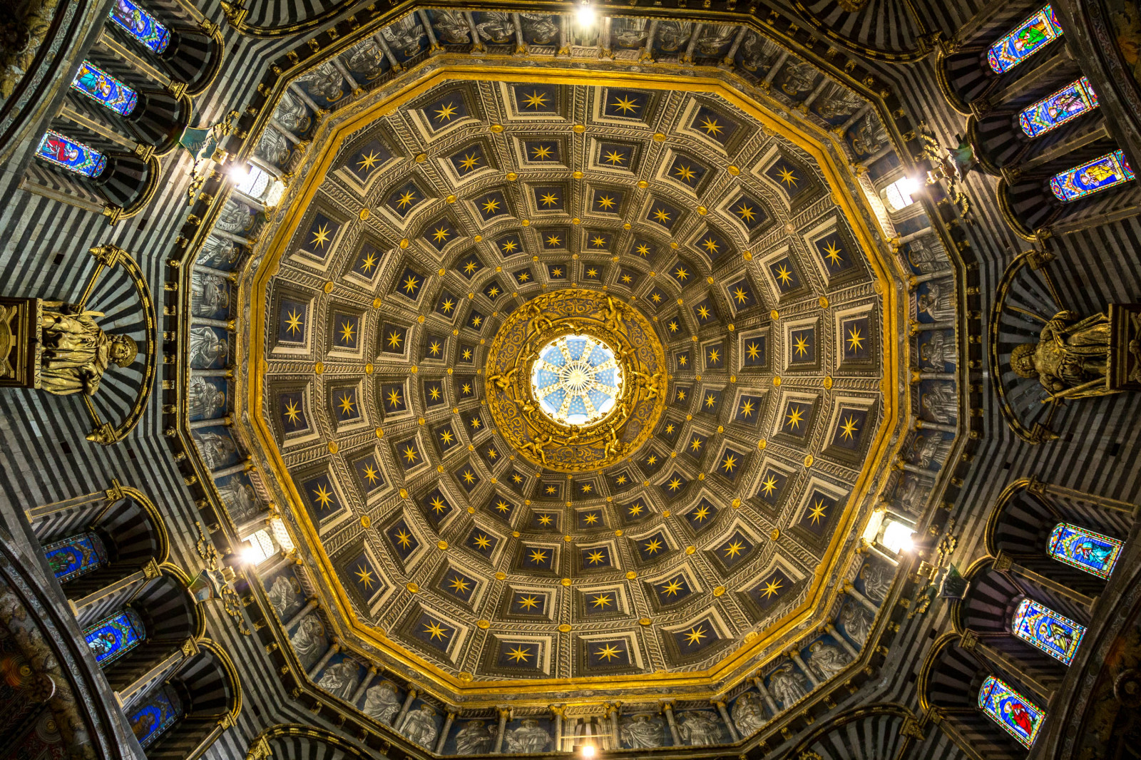 Wallpaper : windows, Italy, church, stars, gold, Italia, ceiling