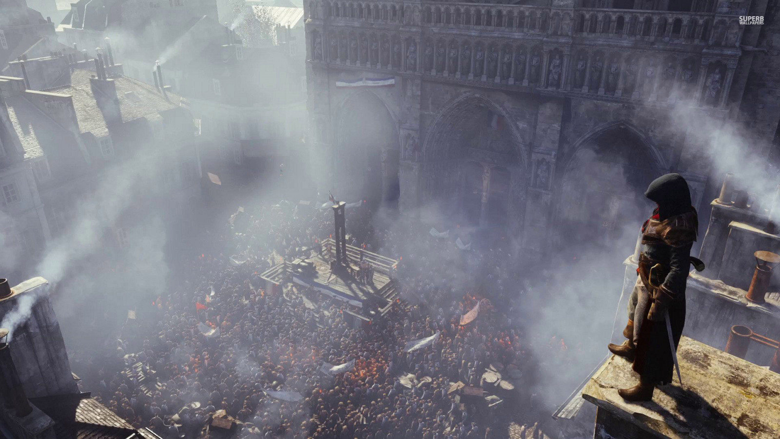 Assassin's Creed, Assassin's Creed Unity, ภาพหน้าจอ, บรรยากาศของโลก, เกมพีซี