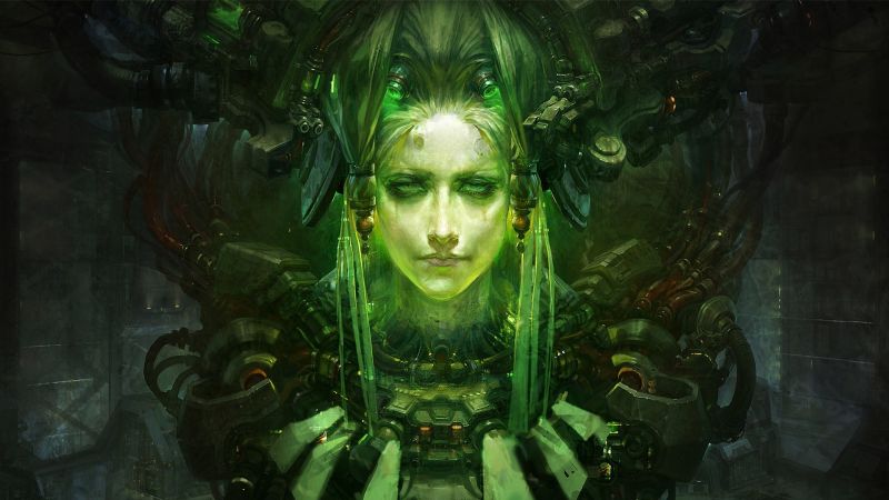 fantasy umění, džungle, tma, cyberpunk, anime, zelená fantasy umění, džungle, tma, cyberpunk, anime, zelená