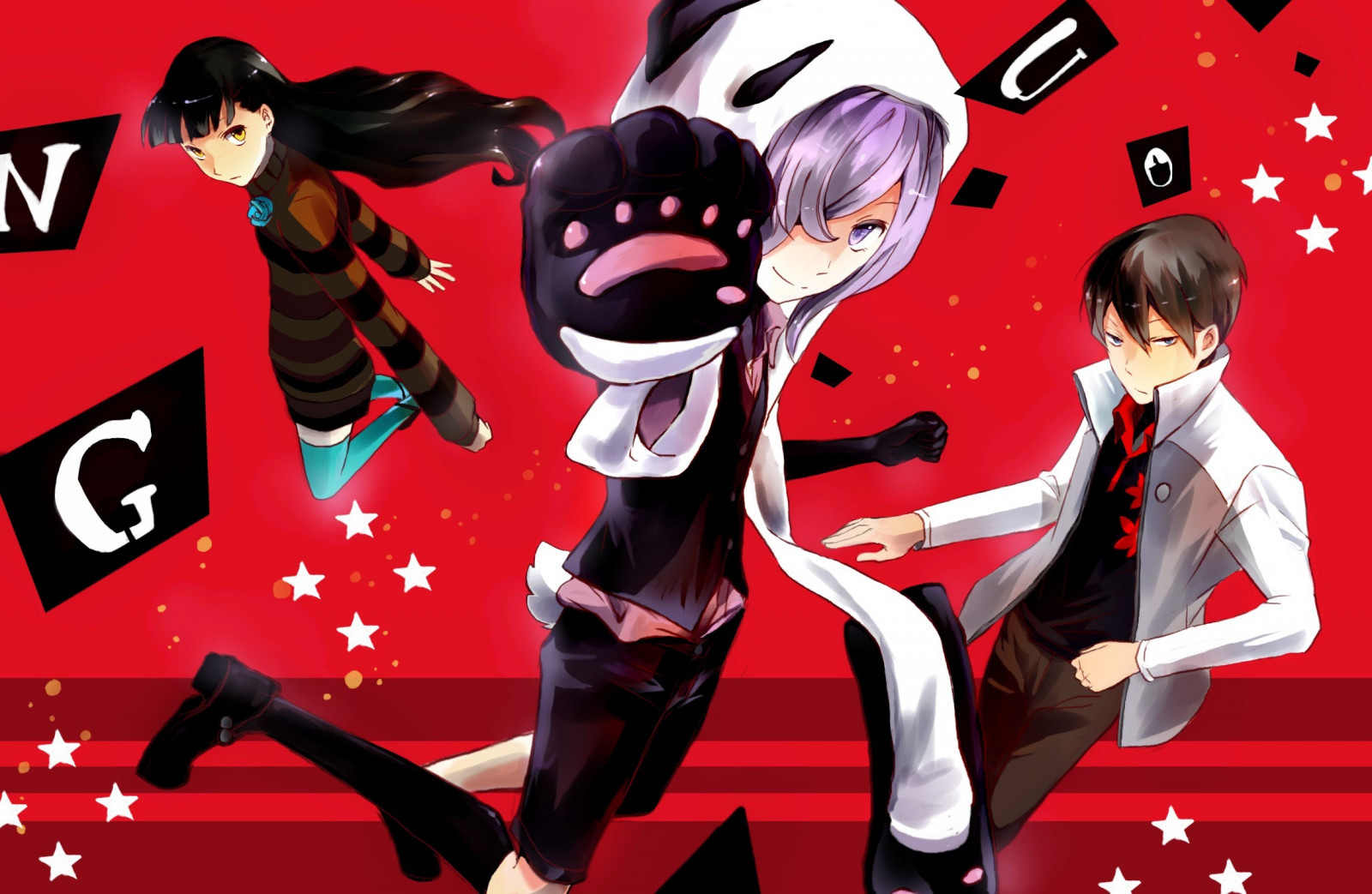 ilustrace, anime, kreslená pohádka, UN GO, Inga, mangaka