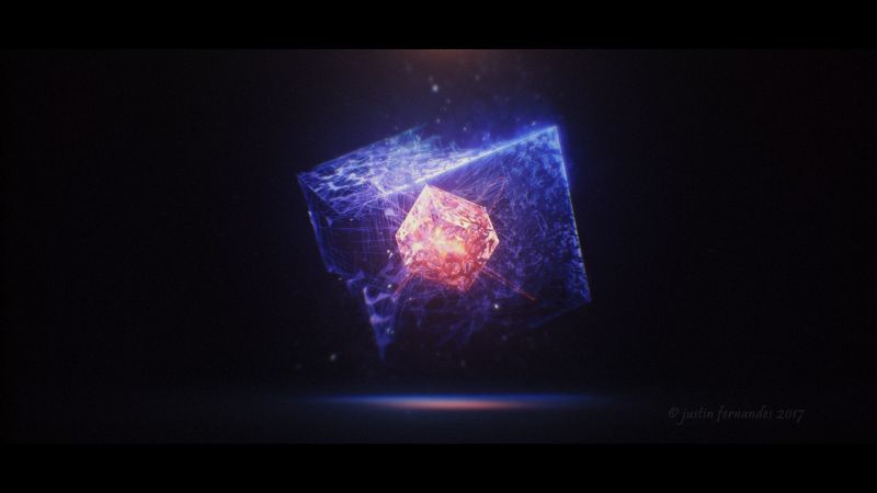 abstract,artwork,1920x1080 px,blurred,boxes,cube