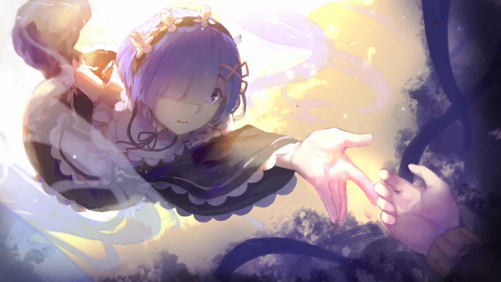 手, 发型, 紫色, 云, 快乐, 天空, flash photography, 手势, 动画片, 阳光, 艺术, cg artwork, 凉, 黑发, 有趣, 人, 空间, 绘画, 虚构人物, 插图, 图形, 设计, 树, visual arts, 动画, 动漫, 平面设计, 小说, Animated cartoon, 画画, 镜头光晕, 神话, 品红, 翅膀, 娱乐