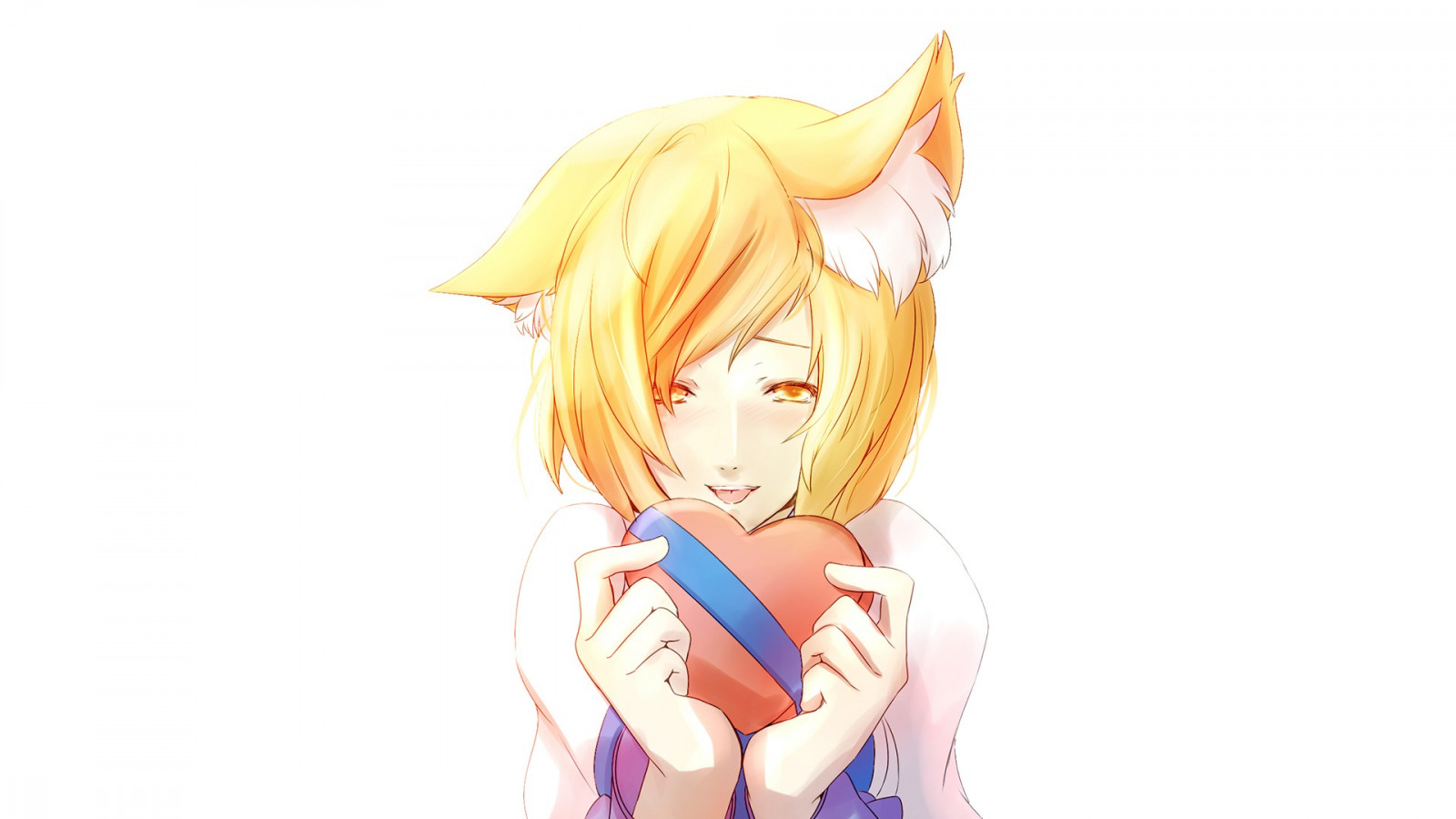 ilustrace, anime, při pohledu na diváka, umělecká díla, Touhou, fox dívka, kreslená pohádka, Kitsunemimi, Valentýn, Yakumo Ran, mangaka