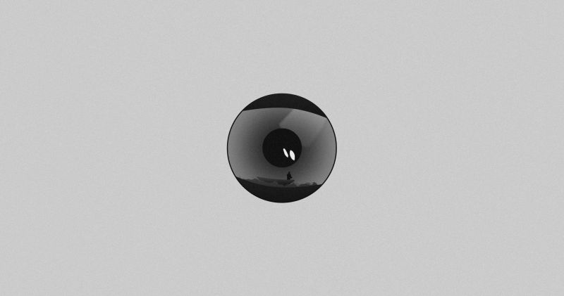 minimalismus, umělecká díla, bílý, kruh, oči, moře minimalismus, umělecká díla, bílý, kruh, oči, moře