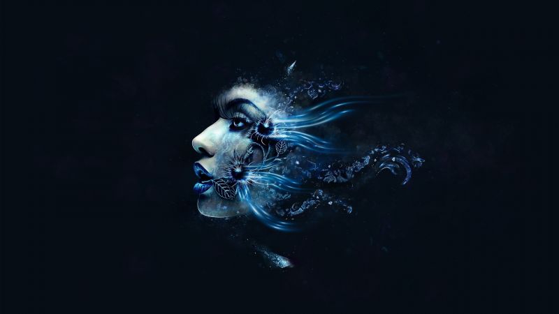 azul, Trevas, Captura de tela, Papel de parede do computador, arte digital, embaixo da agua azul, Trevas, Captura de tela, Papel de parede do computador, arte digital, embaixo da agua