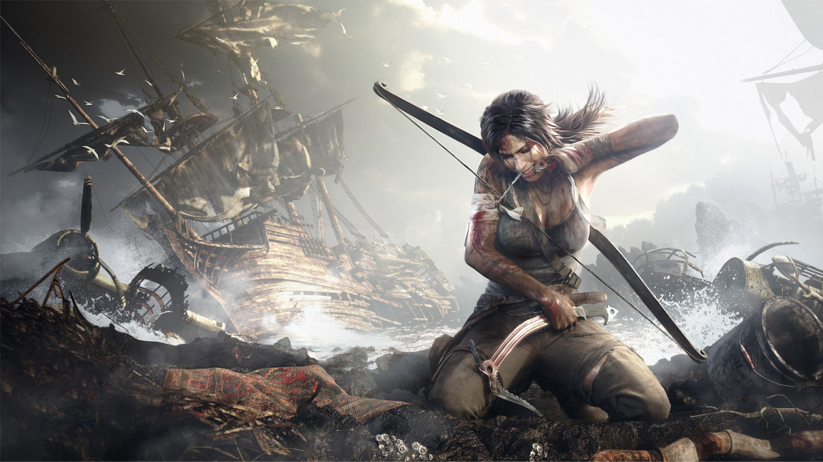 Lara Croft, Vykrádač hrobov, mytológie, screenshot, počítač tapeta, pc hry, akčný film, žena bojovník