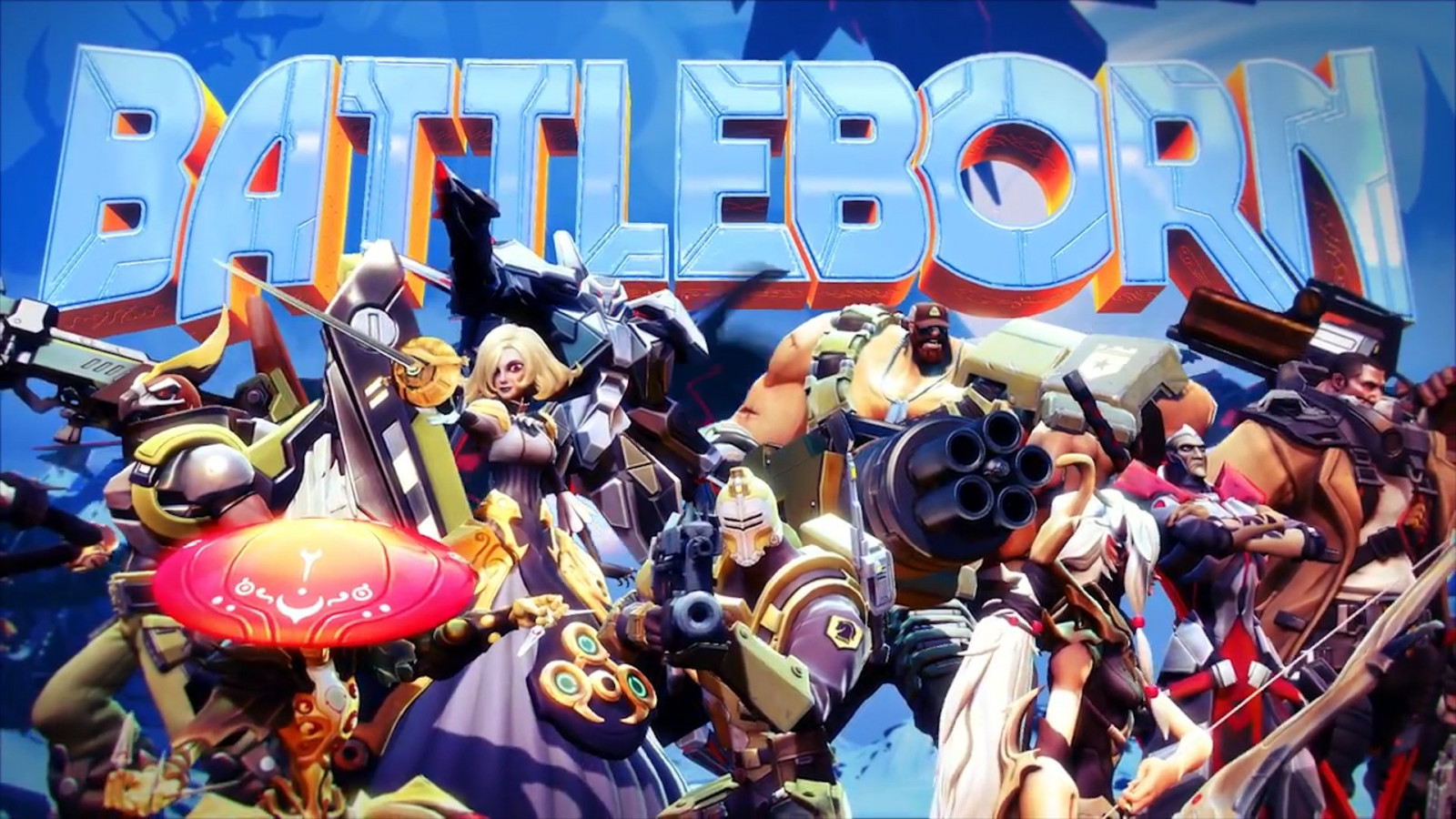 1920x1080 px, アクション, アリーナ, 戦い, battleborn, ファンタジー, fi, 戦う, 未来, メカ, ポスター, ロボット, RPG, 科学, 射手, 戦争, 戦士