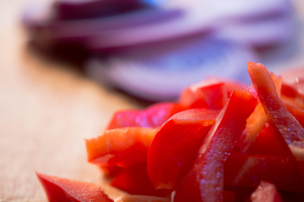 Wallpaper food, red, purple, rings, vegetables, peppers, Onions