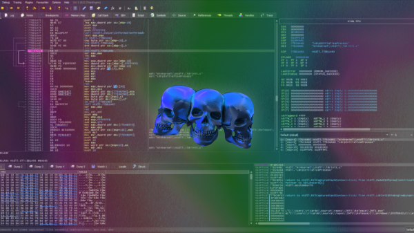 code,Skull Bones,reverse engineering,simple background
