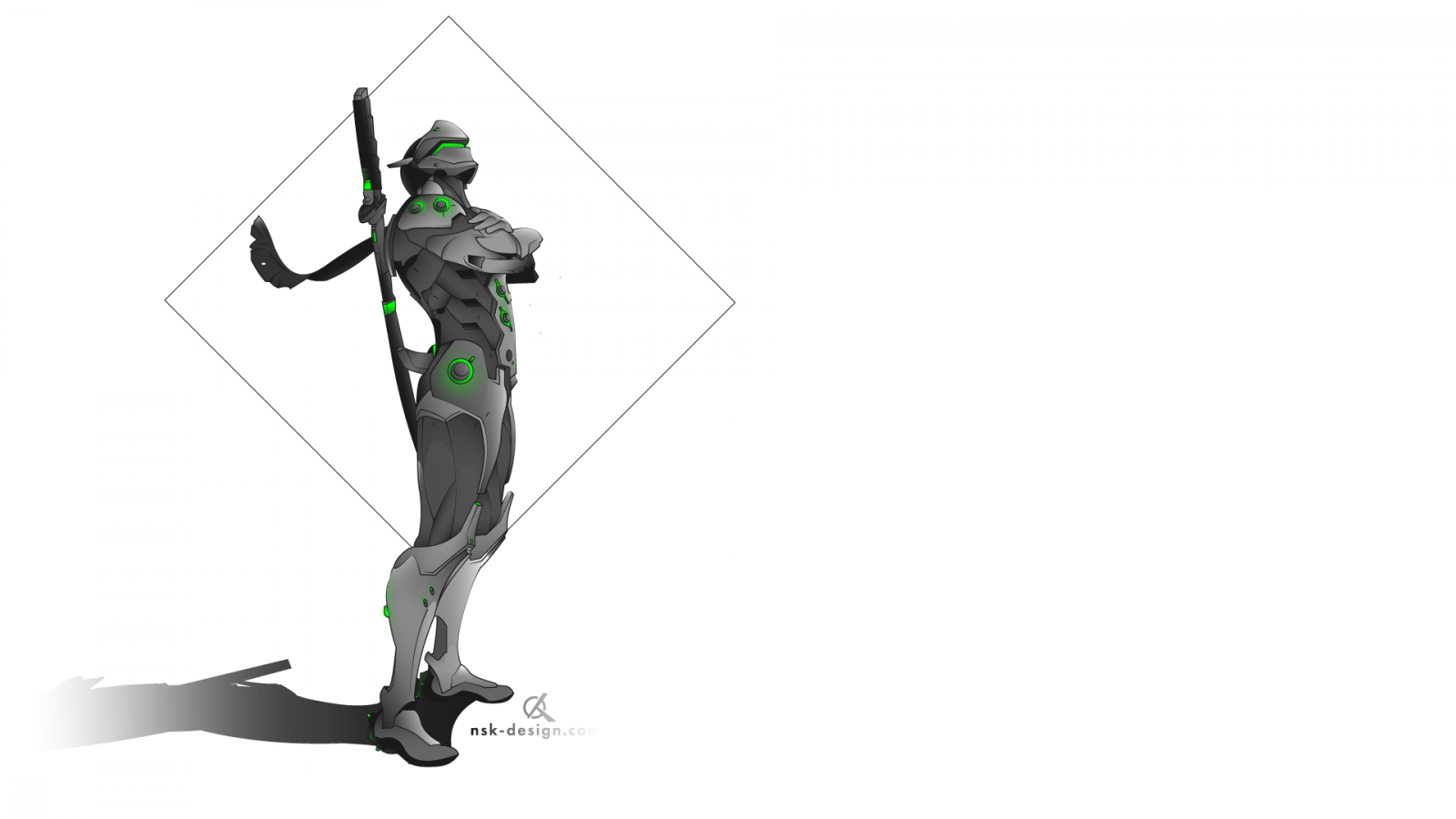 Hanzo, Genji, Genji Overwatch, Genji Shimada, Oni Genji Overwatch, Hanzo Overwatch, cyborg, ninjové, Overwatch, Blizzard Entertainment