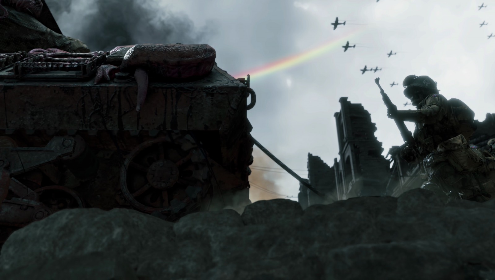 hrůza, apokalyptický, válka, zbraň, voják, nádrž, smrt Vìtev, Hideo Kojima, Kojima Productions, Snímek obrazovky, pc hry, bojové vozidlo