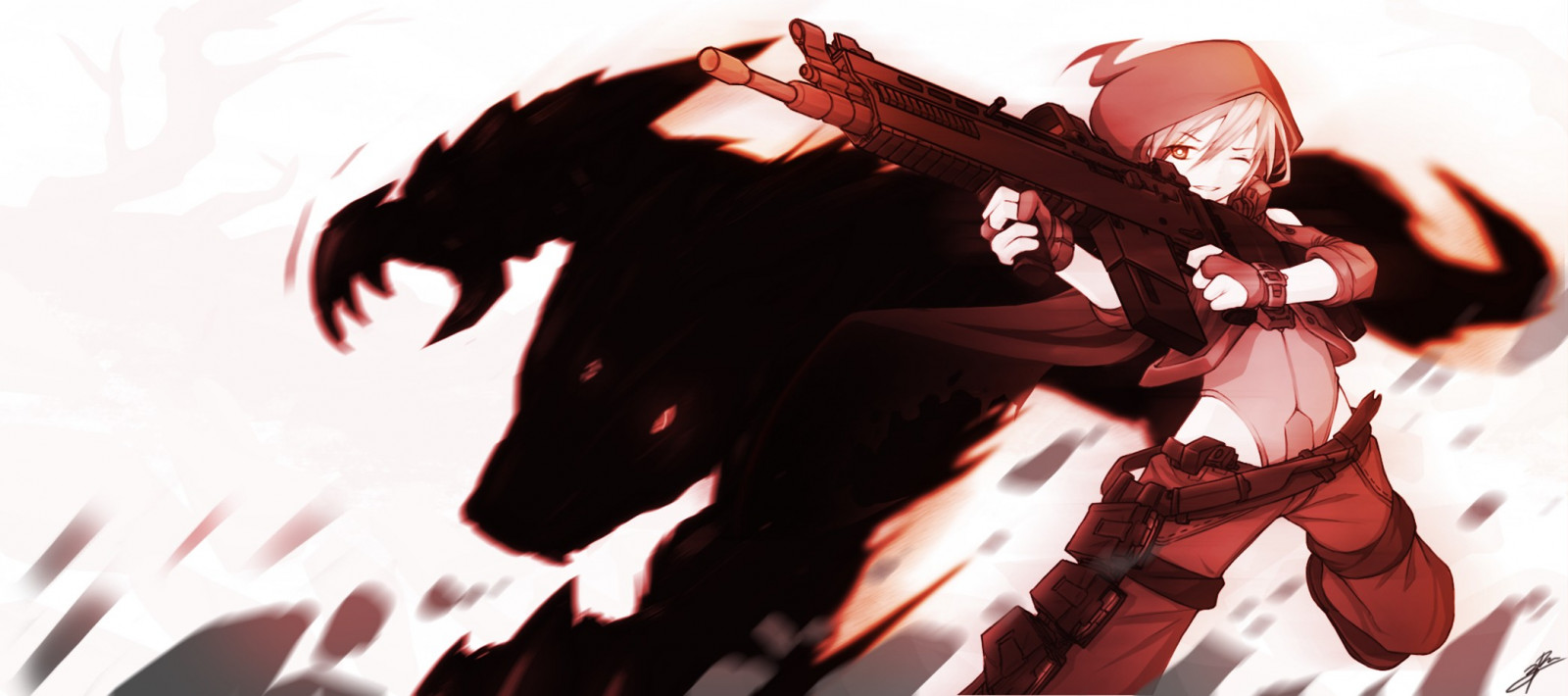 Wallpaper Gun Anime Tight Clothing Original Characters Wolf Little Red Riding Hood Guitarist Dance Performing Arts 2093x930 Youngscum 67168 Hd Wallpapers Wallhere See over 1,291 little red riding hood images on danbooru. wallpaper gun anime tight clothing