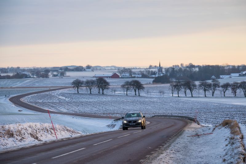 krajina, moře, sníh, zima, svítání, led