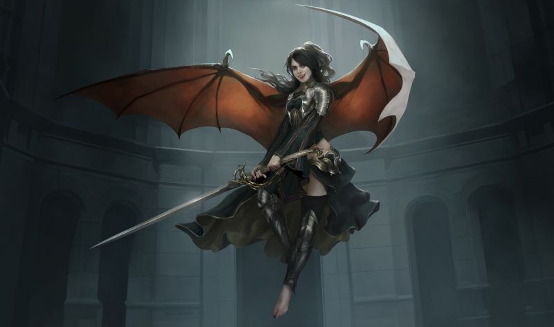 fantasy umění, anime, bojovník, mytologie, Snímek obrazovky, fiktivní postava