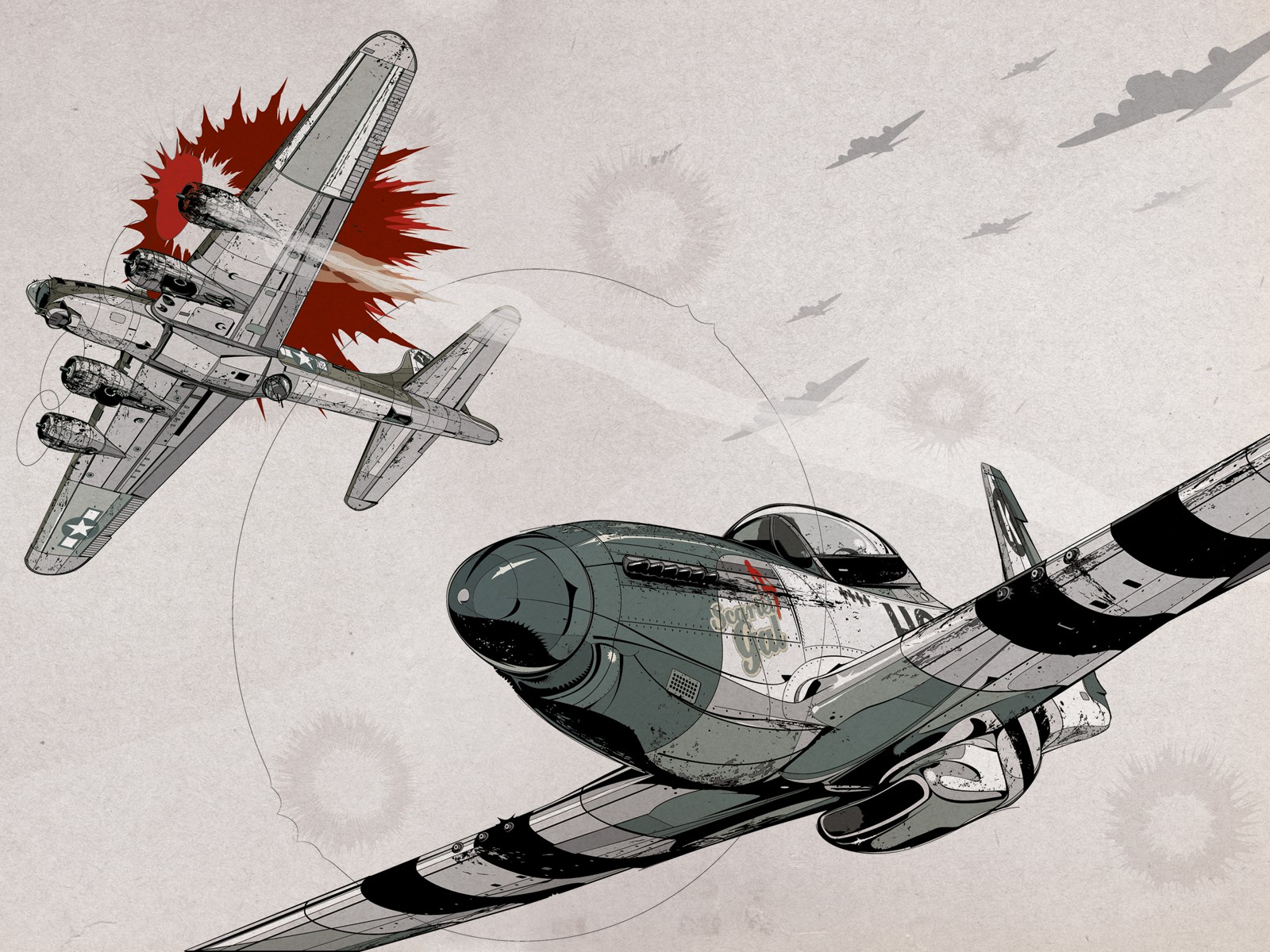 Sfondi Disegno Illustrazione Veicolo Aerei Militari North American P 51 Mustang Seconda Guerra Mondiale Boeing B 17 Flying Fortress Aviazione Ala Schizzo Aerei Da Combattimento Motore Aeronautico Aereo Guidato Dell Elica 1600x1200