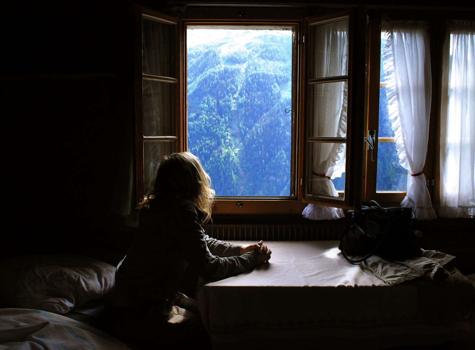 bjerg, natur, skønhed, Schweiz, claire, kabine, chalet, ødemark, dardaine