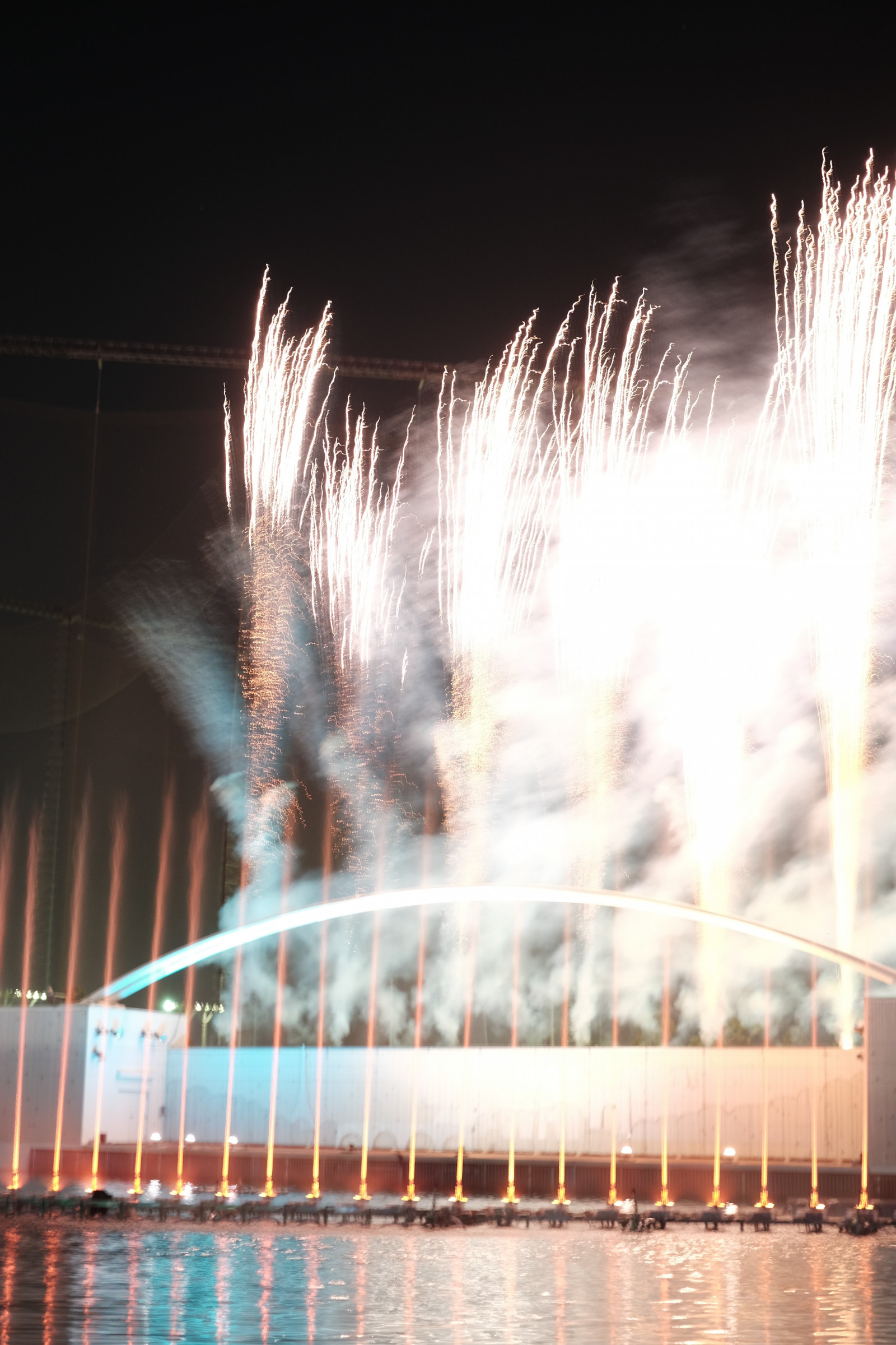 nat, afspejling, fyrværkeri, Tokyo, Fujifilm, lys, belysning, Fujinon, classicchrome, x, xf35mm, xt1, Yomiuriland, jewelumination, xf35mmf12r, rekreation, atmosfære af jord, friluftsliv