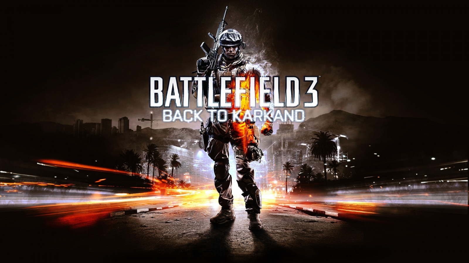Battlefield 3, Back to Karkand, voják, pistole, dlaněmi