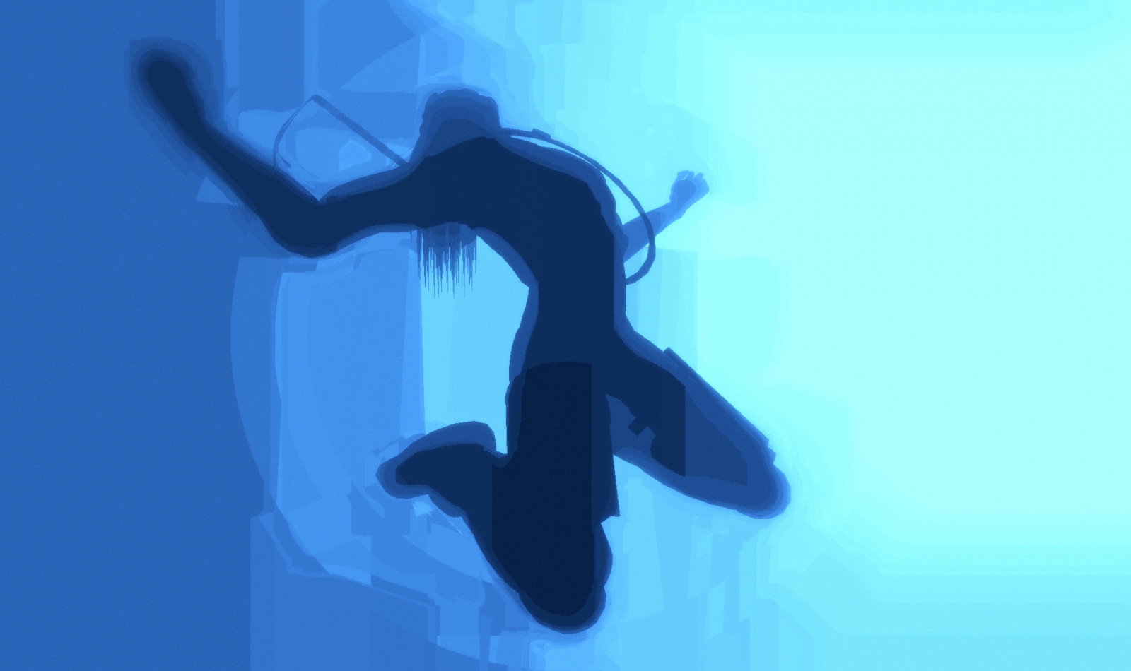 bleu, silhouette, 3D, Avatar, explosion, style, SL, seconde vie, Virtuel, seconde, un V, Voom, Virtuel, Vieetovoom, Vieeto