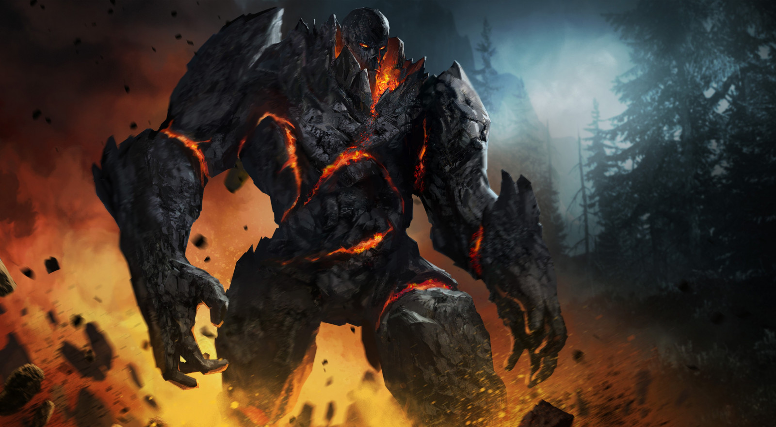 digitální umění, fantasy umění, stvoření, Skála, umělecká díla, tma, Snímek obrazovky, počítač tapeta, zvláštní efekty, geologický fenomén