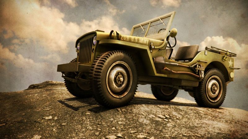 auto, vozidlo, Snímek obrazovky, veteránem, Džíp, Jeep Willys auto, vozidlo, Snímek obrazovky, veteránem, Džíp, Jeep Willys