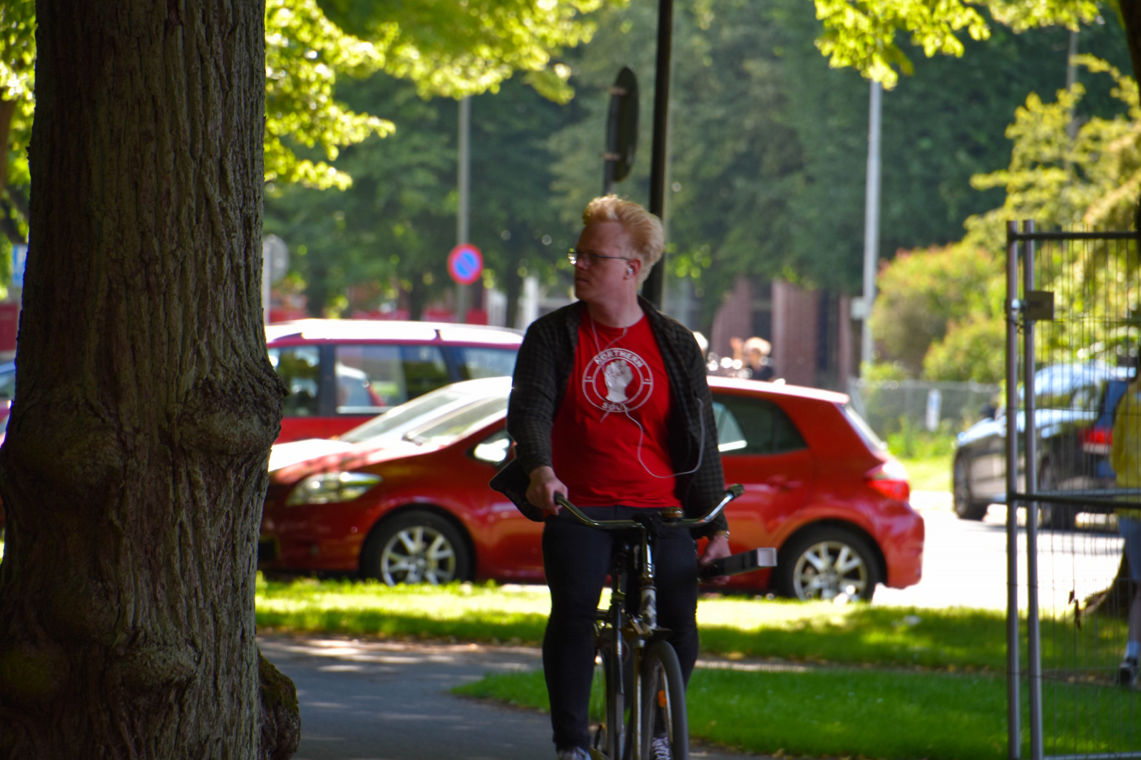 lidé, město, ulice, jízdní kolo, vozidlo, letní, Švédsko, cyklistika, Sverige, venkovní, sk nel n, se, sk ne, Street View, Malmo, závod, m nniskor, třídaFoto, Kungsgatan, rekreace, vytrvalostní sporty, rekreaci ve volné přírodě