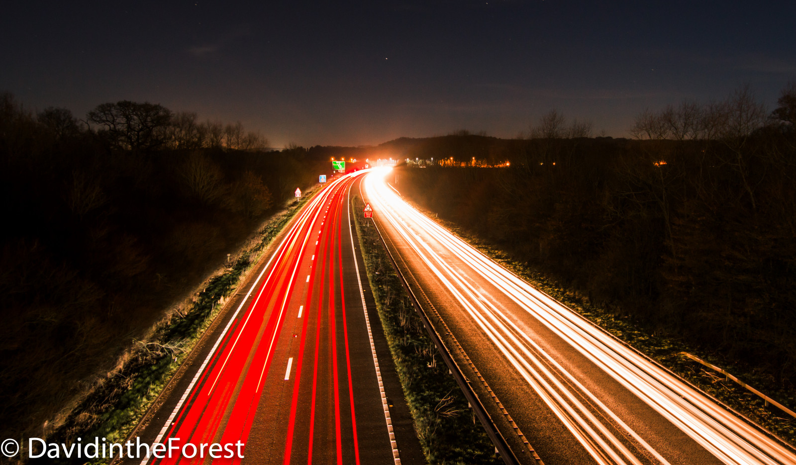 longexposure, noc, Kánon, světla, barvy, Hampshire, A3, lighttrails, tokina1116mm, eos70d