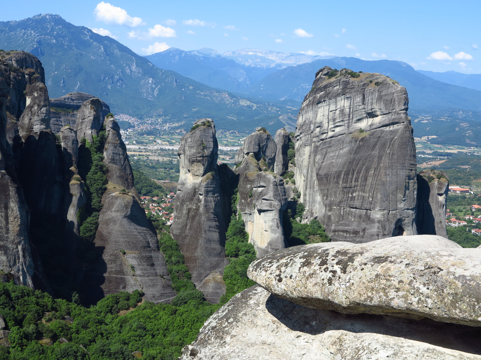 hora, Skála, krajina, scenérie, Europa, Evropa, Pohled, venkovní, kopec, Řecko, Meteora, widok, rockformation, gora, grecja, Meteory, Thesálie, krajobraz, Wzg rze, Tesalia, Ska a, Scenérie
