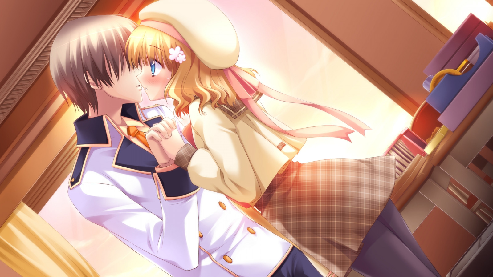 anime, pige, ømhed, knus, fyr, skærmbillede, mangaka, Hyper highspeed geni, Hazuki suina