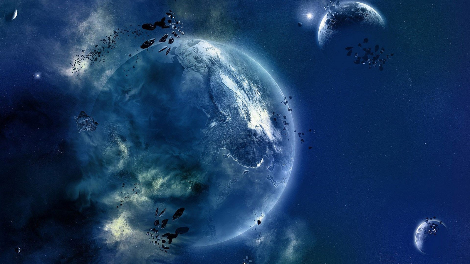 digitální umění, planeta, prostor, nebe, Země, space art, atmosféra, vesmír, Snímek obrazovky, počítač tapeta, Atmosféra Země, vesmír, astronomický objekt
