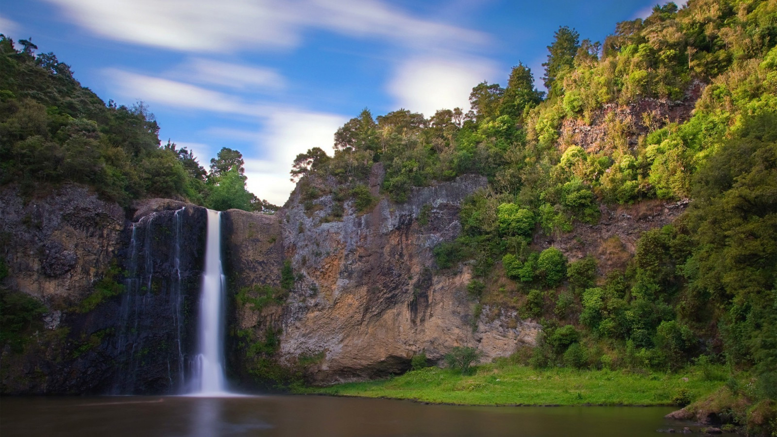 krajina, vodopád, jezero, voda, Skála, Příroda, odraz, park, útes, řeka, národní park, fjord, údolí, divočina, Terén, podzim, hora, nádrž, 1920x1080 px, vysočina, jezero, landform, tělo z vody, vodní prvek