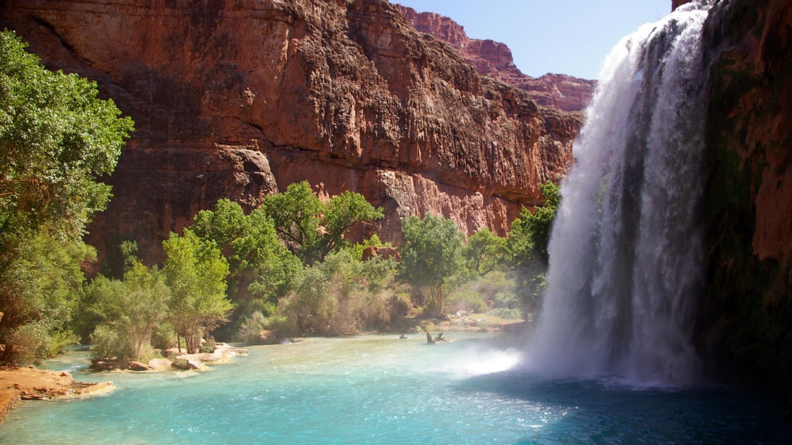 waterval, park, rivier-, Nationaal Park, vallei, canyon, Vorming, landform, waterlichaam, wadi, waterpartij