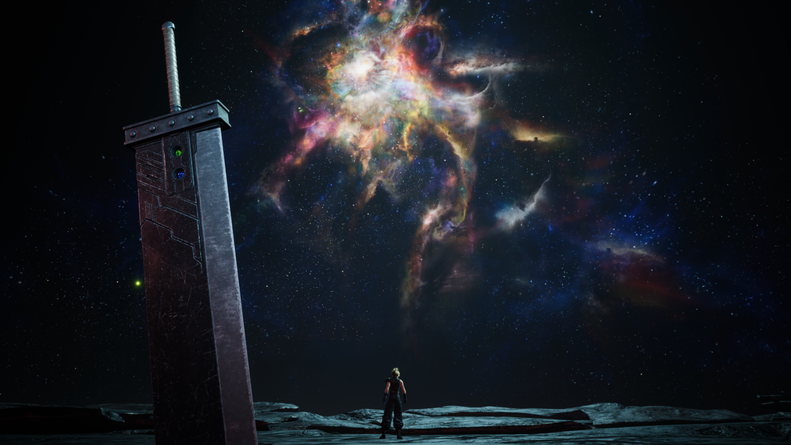 Final Fantasy VII Remake, buster sværd, stjernetåge, Rumtekunst