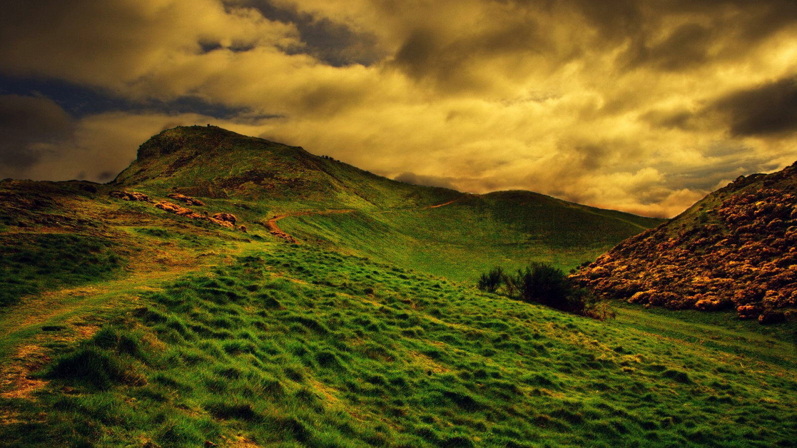 slunečnímu záření, krajina, západ slunce, kopec, Skála, Příroda, tráva, nebe, pole, ráno, pobřeží, údolí, divočina, soumrak, plošina, hřbet, mrak, strom, podzim, list, hora, svítání, lučina, louka, 1920x1080 px, vysočina, jezero, venkov, atmosférický jev, horských reliéf, geografický rys, pohoří, meteorologický jev, klesl