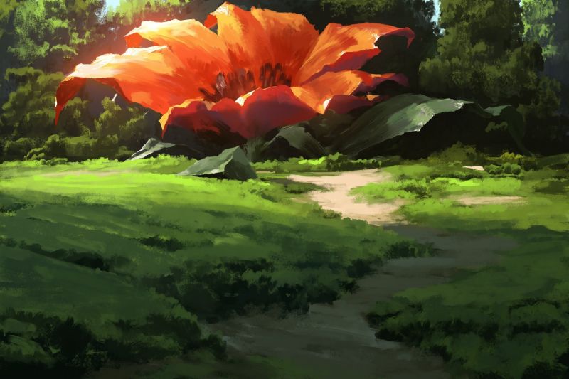 seni digital, alam, karya seni, hijau, konsep seni, kolam seni digital, alam, karya seni, hijau, konsep seni, kolam