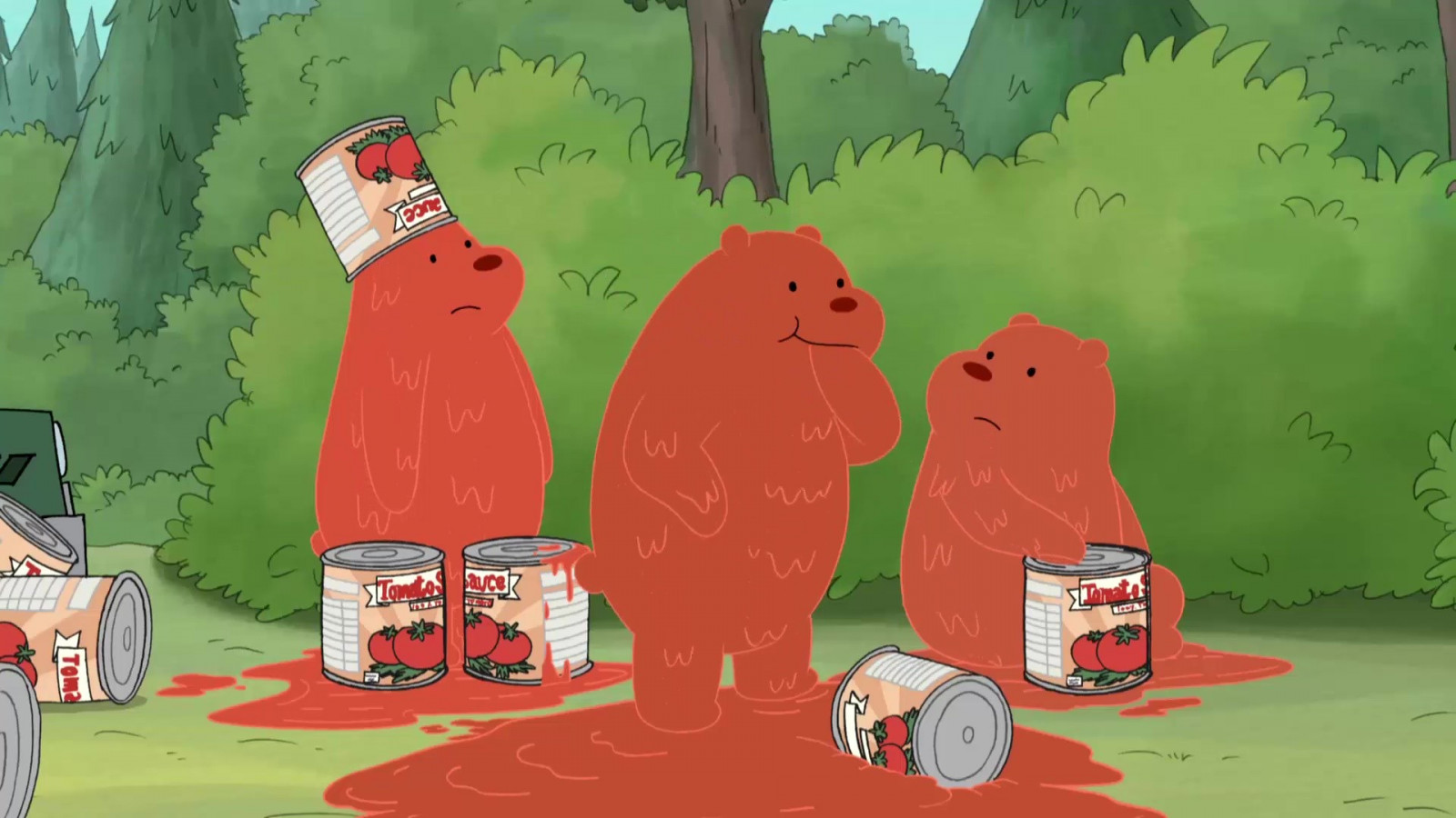 illustrazione, umorismo, cartone animato, Catturare, giocare, WeBareBears, ARTE, immagine dello schermo