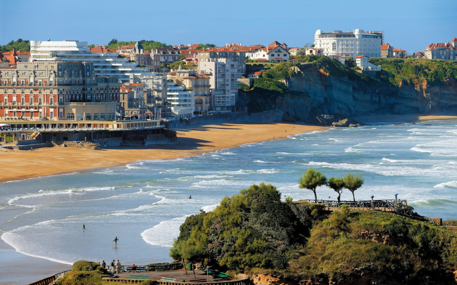 paesaggio, mare, paesaggio urbano, baia, puntellare, spiaggia, Turismo, Torre, costa, scogliera, fiume, porto, cittadina, mantellina, bacino, vacanza, Terreno, oceano, baia, punto di riferimento, 1920x1200 px, fotografia aerea, corpo d'acqua