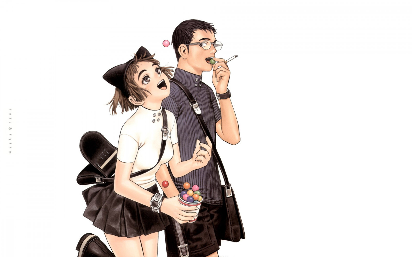 ilustrace, kreslená pohádka, Původní znaky, Murata Rozsah, oblečení, kostým, focení, svrchní oděvy