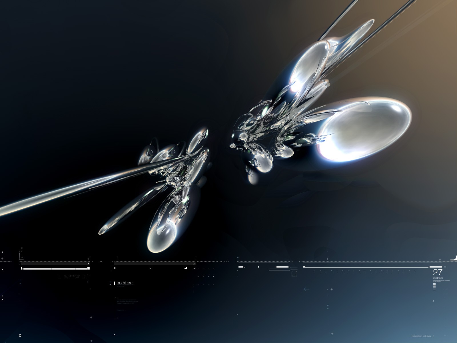 arte digitale, astratto, riflessione, parete, sfera, cubo, cubo, leggero, illuminazione, ala, fotografia macro