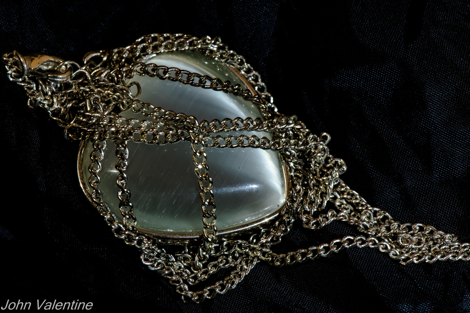 srdce, náhrdelník, kov, stříbrný, macromonday, řetěz, šperky, módní doplněk, bling bling